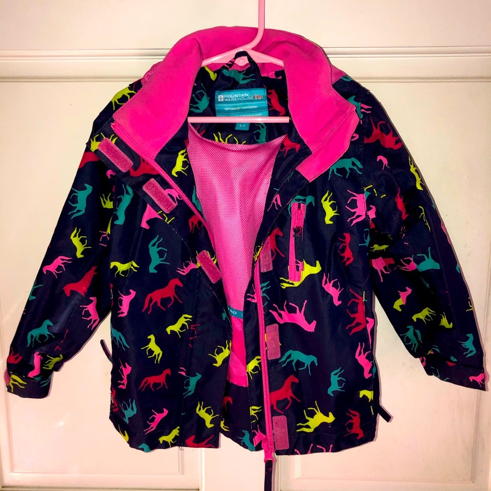 Kids horse insulated jacket 3-4T